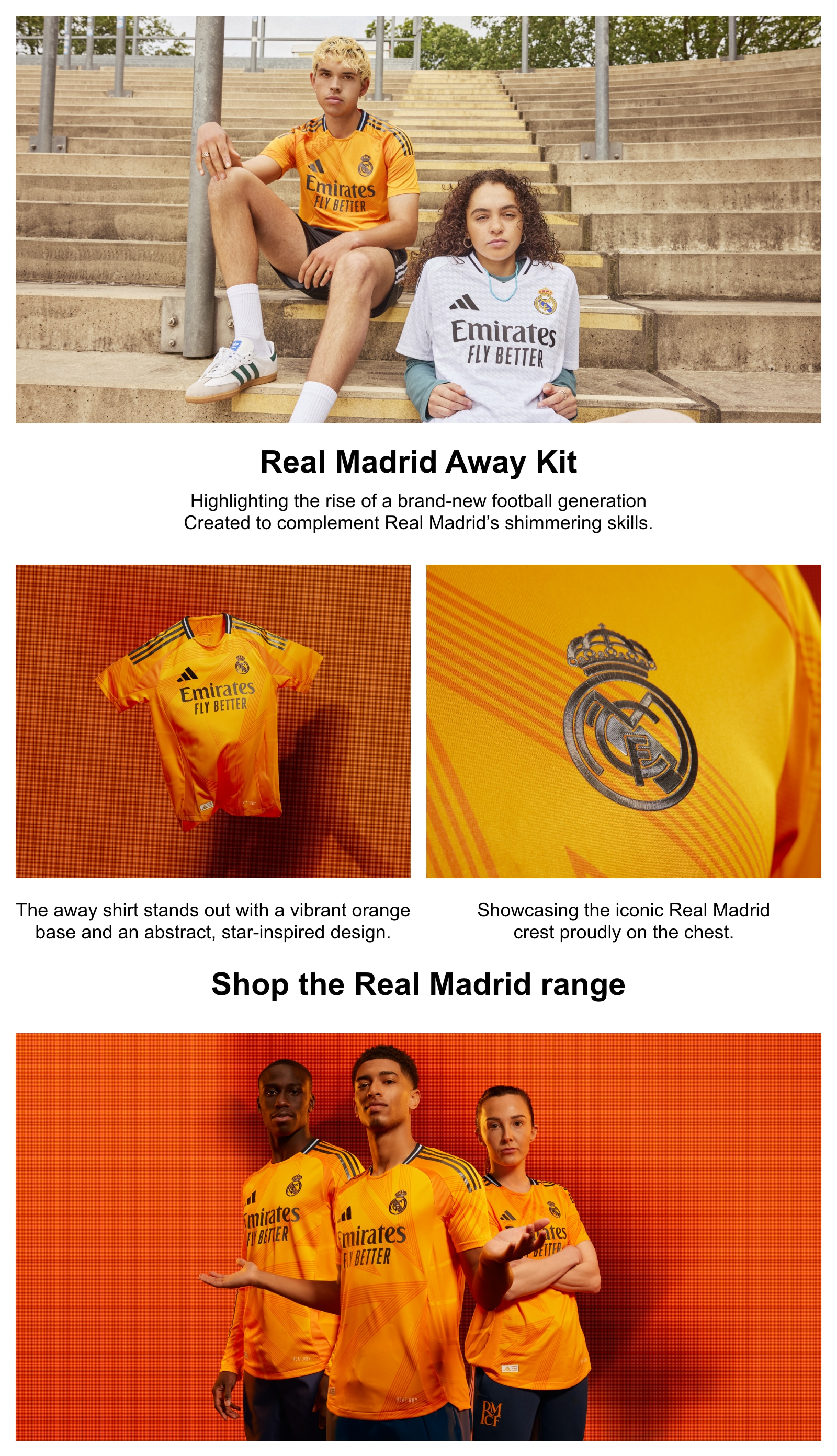 Real Madrid adidas Away Authentic Shirt 2024-25